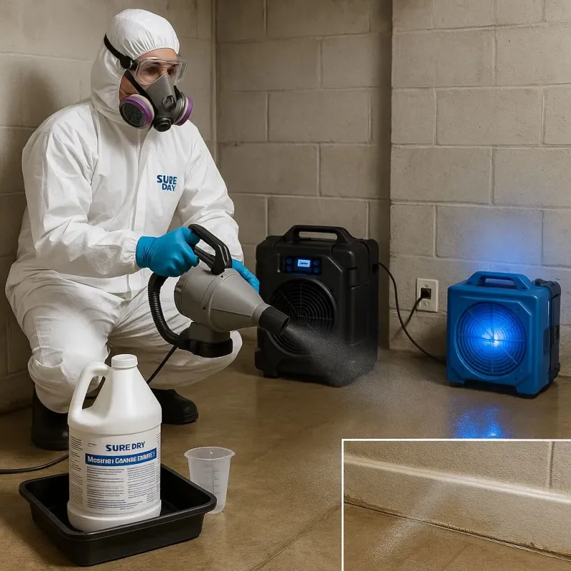 Sanitization and Odor Removal process in Scotch Plains, NJ