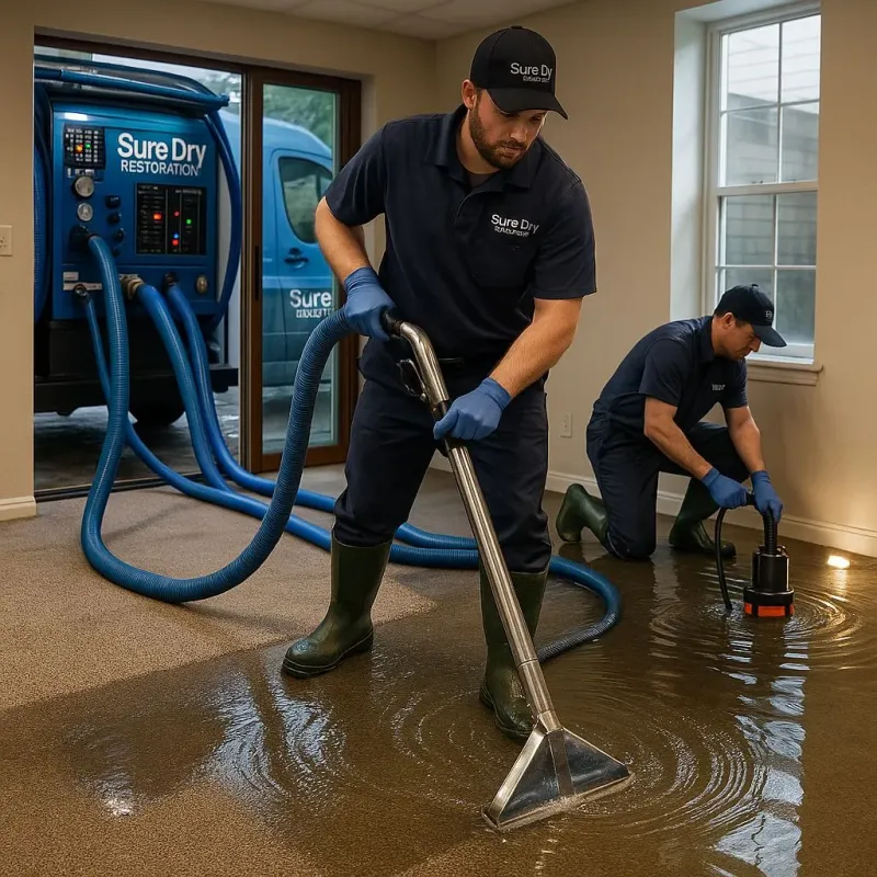 Water Extraction and Removal process in Scotch Plains, NJ
